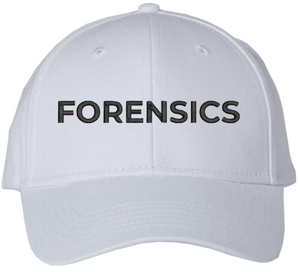 Forensics Embroidered Baseball Cap | Team Investigative Scientific Clinical Professionals Structured Hat