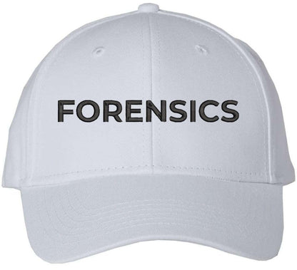 Forensics Embroidered Baseball Cap | Team Investigative Scientific Clinical Professionals Structured Hat