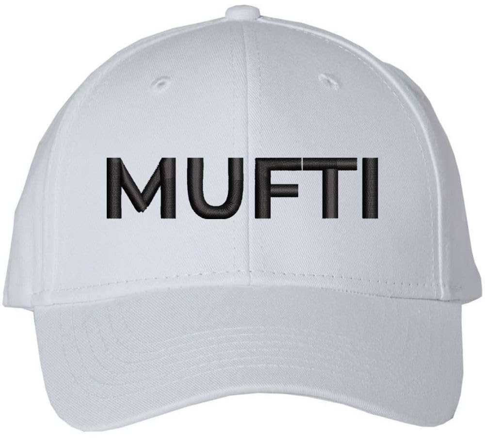 Mufti Embroidered Baseball Cap | Imam Text Faqih Islamic Men's Scholar Teacher Leader Hat