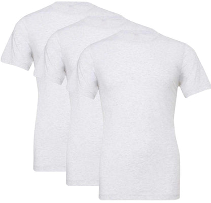 Solid Color Military Style T-Shirts | 100% Cotton Ring Spun Army Color Short Sleeve Crewneck Tee Shirts | 3 Pack