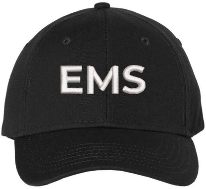 EMS Embroidered Baseball Cap | Emergency Medical Services Paramedics First Responders Hat | Structured
