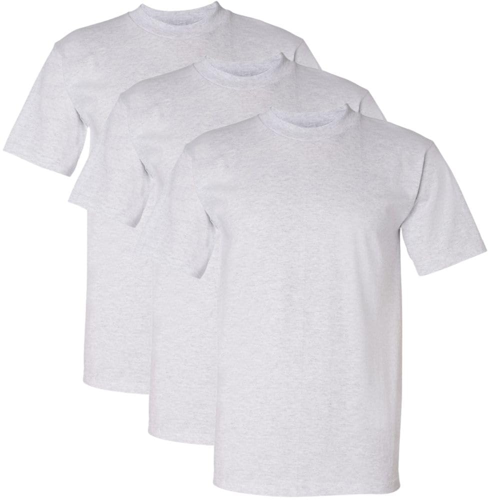 US Army Heavyweight Solid Color T-Shirts | Made in USA 100% Cotton Heavy Weight Crewneck Shirts | 3 Pack
