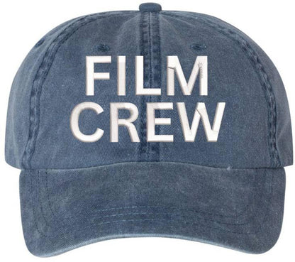Film Crew Embroidered Dad Hat Washed Cotton Vintage Movie Personnel Adjustable Baseball Hat