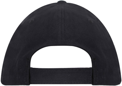 Black - USMC Adjustable Cap with Globe and Anchor Emblem