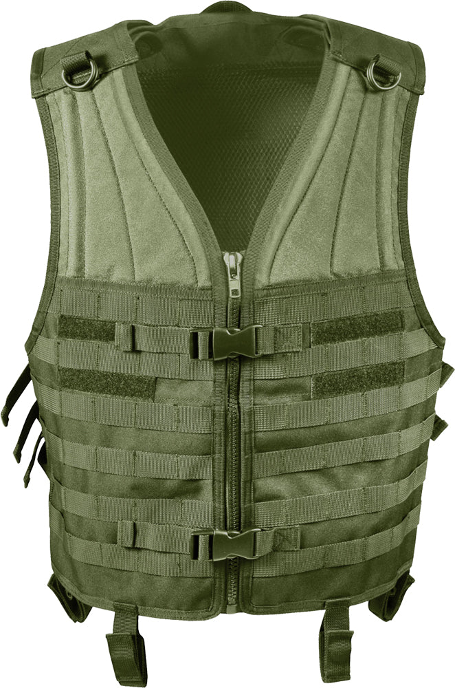 Olive Drab - Tactical MOLLE Compatible Advanced Modular Vest