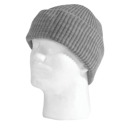 Grey - Acrylic Watch Cap