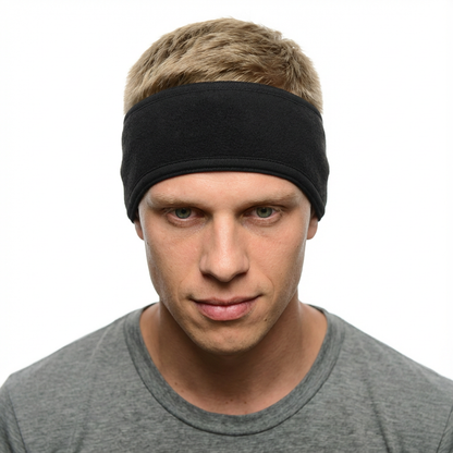 Black - Cold Weather Ear Protectors Headband