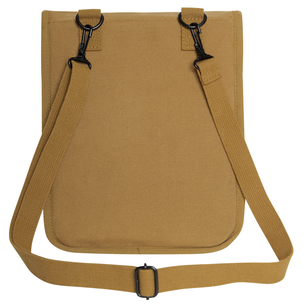 Coyote Brown - Canvas Map Case Shoulder Bag