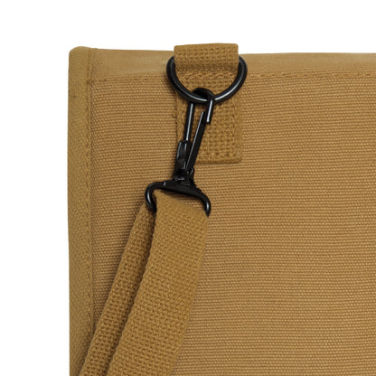 Coyote Brown - Canvas Map Case Shoulder Bag