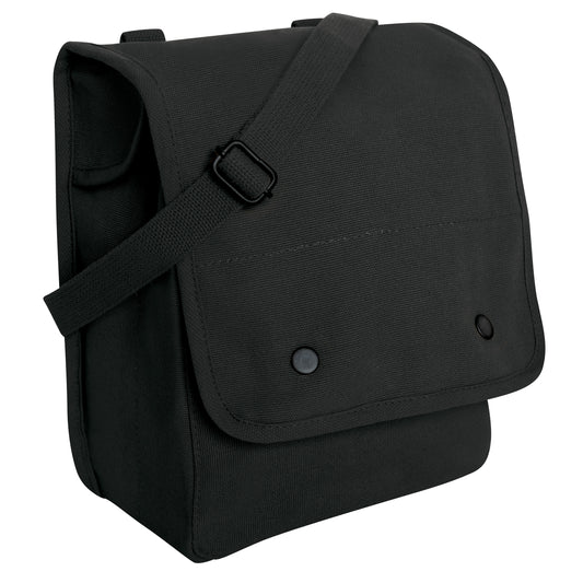 Black - Military Map Case Shoulder Bag
