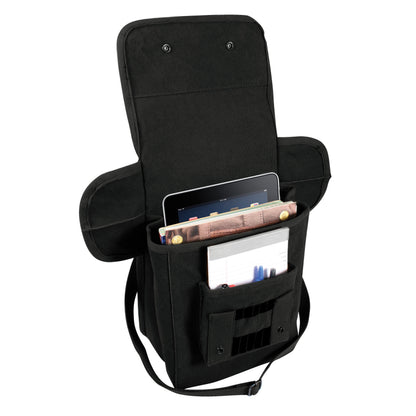 Black - Military Map Case Shoulder Bag