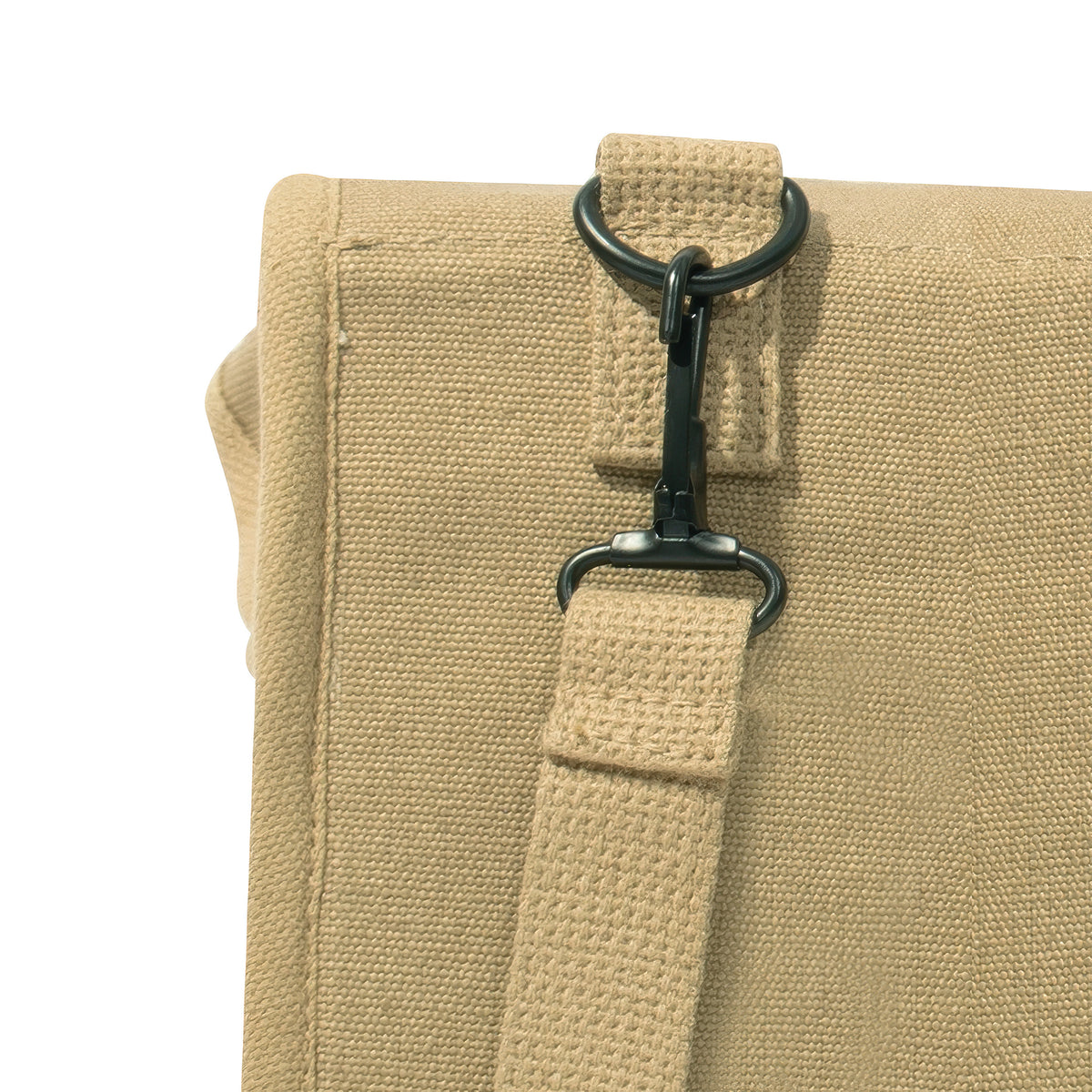 Khaki - Canvas Map Case Shoulder Bag