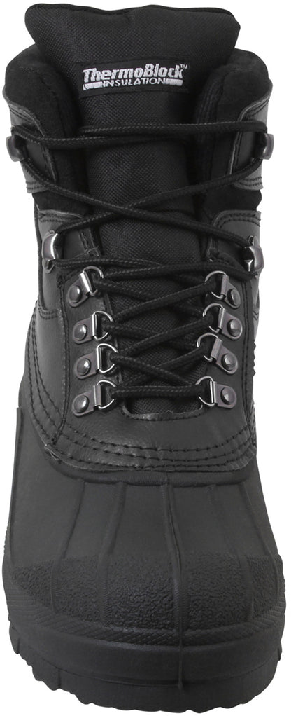 Black Extreme Cold Weather Snow Boots Waterproof Insulated Winter Hiking Boots 8" Tactical Outdoor Boots