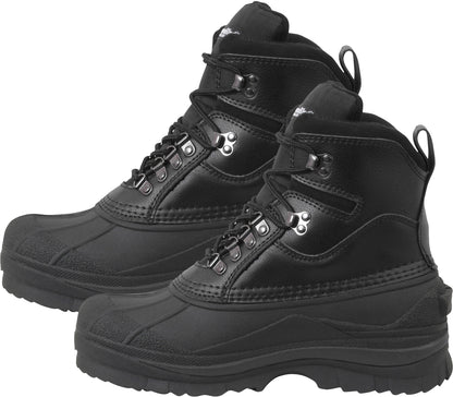 Black Extreme Cold Weather Snow Boots Waterproof Insulated Winter Hiking Boots 8" Tactical Outdoor Boots