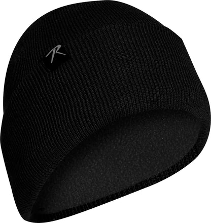 Deluxe Fine Knit Acrylic Watch Cap Fleece-Lined Warm Beanie Hat with Rothco Tag