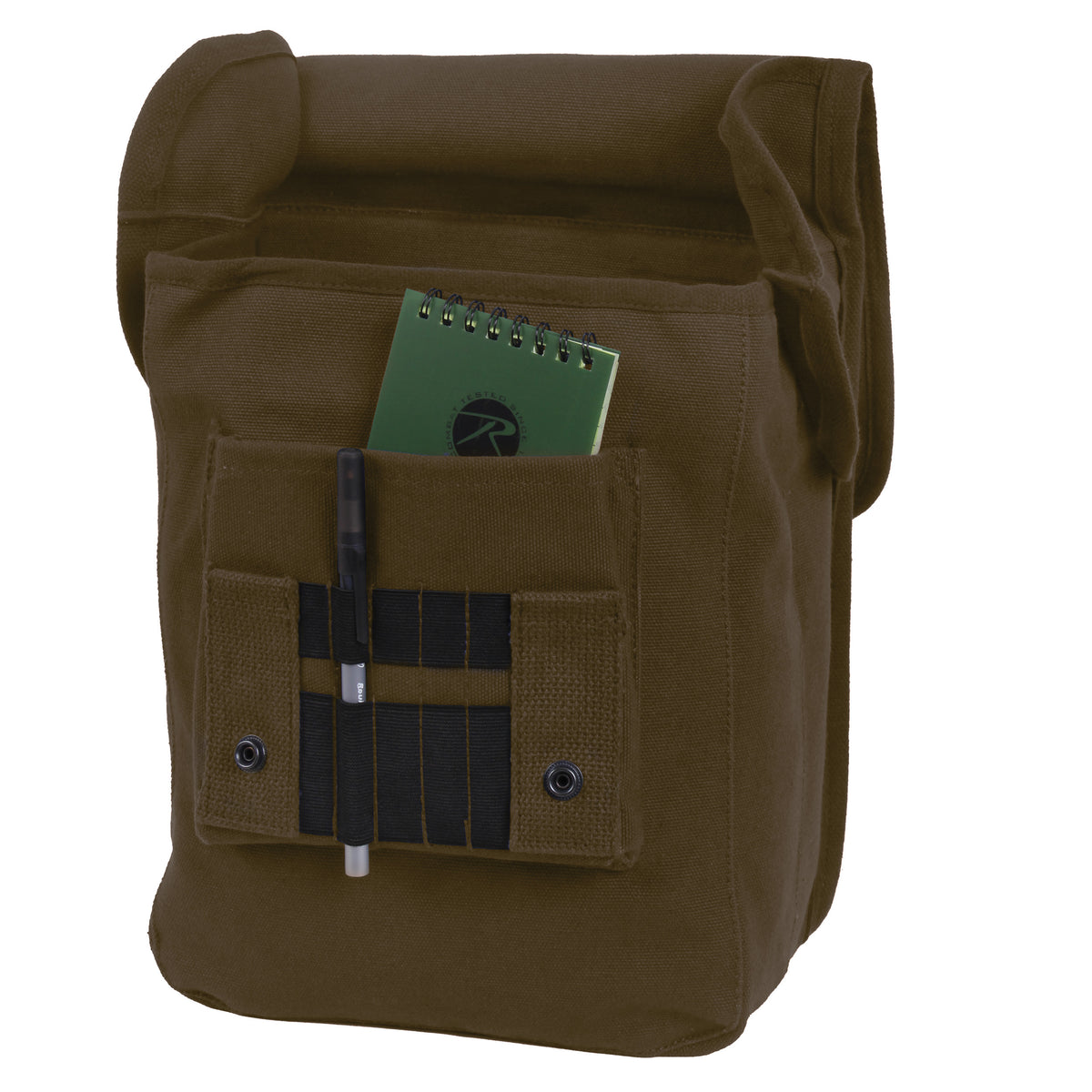 Brown - Military Map Case Shoulder Bag