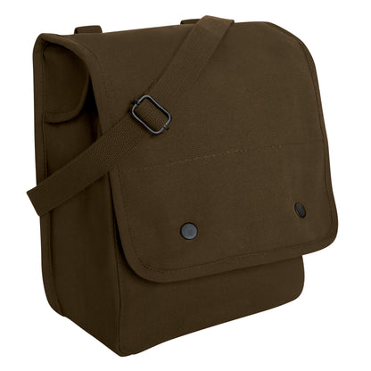 Brown - Military Map Case Shoulder Bag