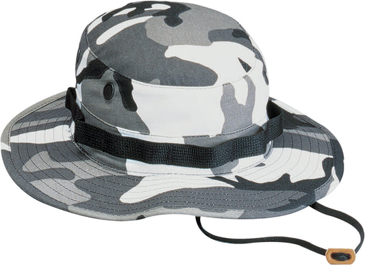 City Camouflage - Tactical Military Boonie Hat - Polyester Cotton
