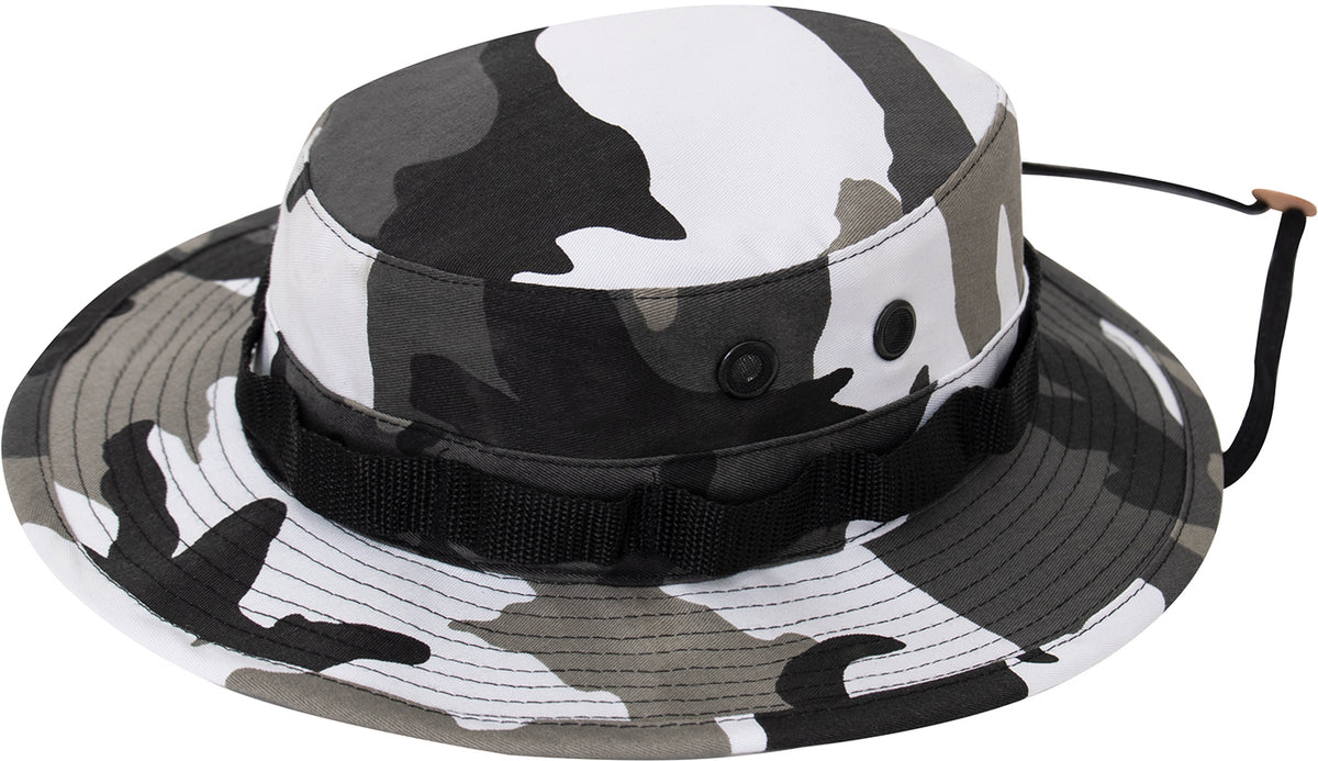 City Camouflage - Tactical Military Boonie Hat - Polyester Cotton