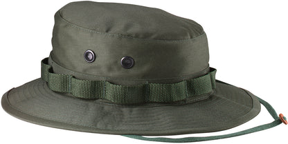 Olive Drab - Tactical Military Boonie Bucket Hat - 100% Cotton Rip-Stop