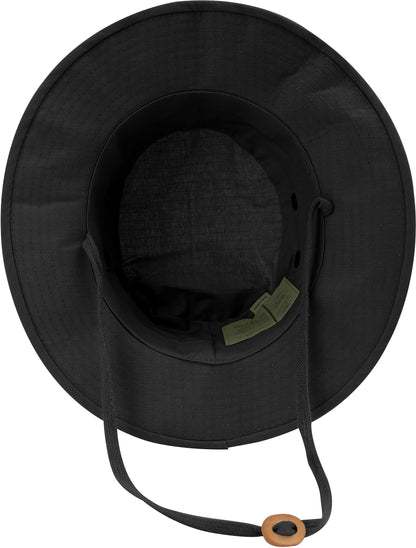 Black - Tactical Military Boonie Bucket Hat - 100% Cotton Rip-Stop