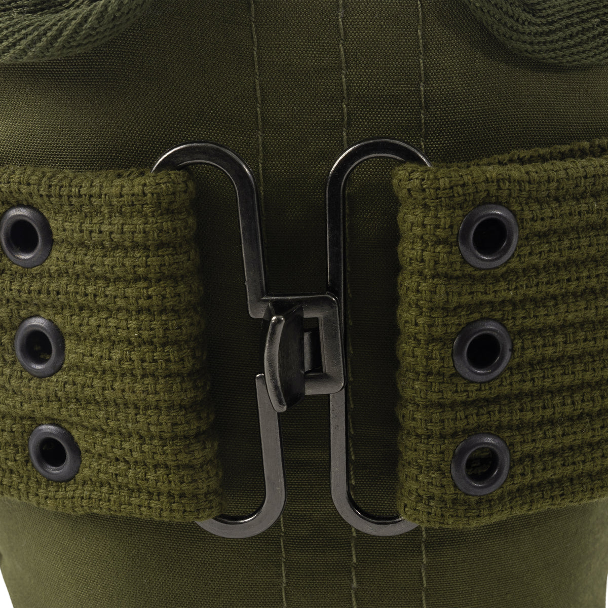 Olive Drab - Military GI Style 1 Quart Plastic Canteen with Pistol Belt Kit