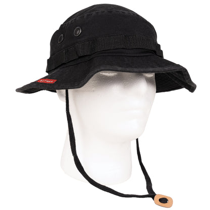 Vintage Tactical Boonie Hat – Wide Brim Sun Protection Jungle Bucket Cap