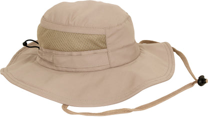 Lightweight Breathable Mesh Boonie Hat - Wide Brim Adjustable Fishing Bucket Cap