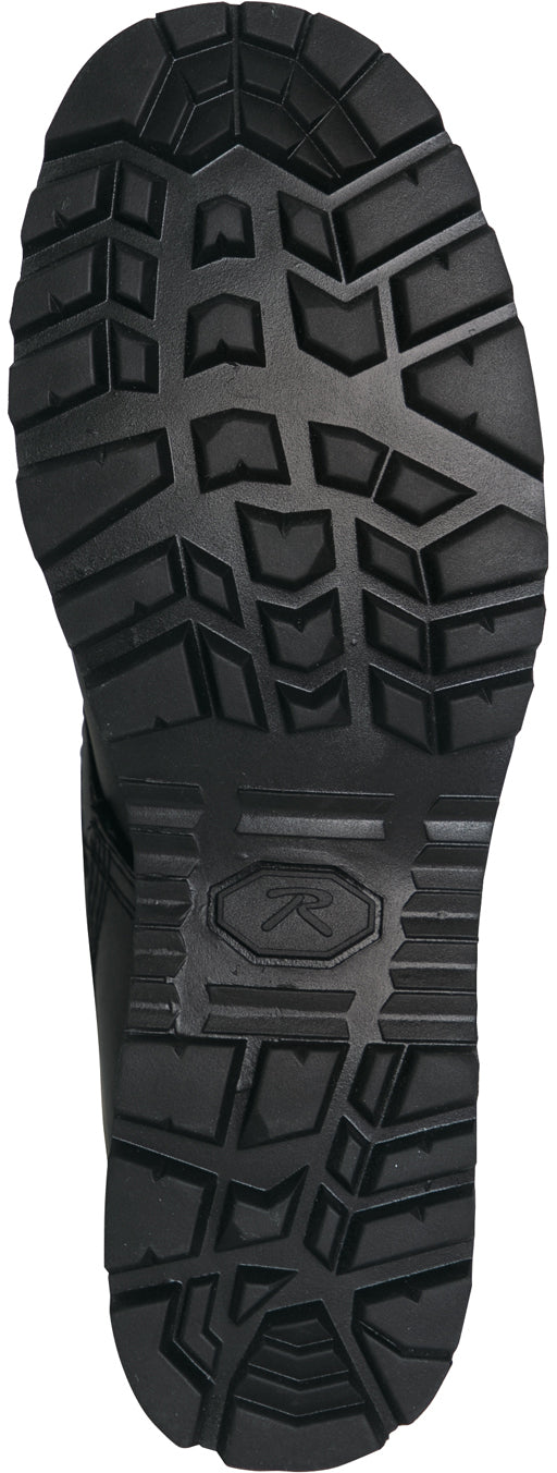 Black - Tactical Slip Resistant Traction Speedhook Boots - Sierra Sole, 8 Inch
