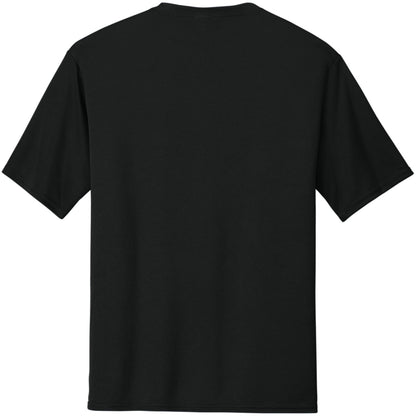 Moisture Wicking Security Printed T-Shirt | 100% Polyester Crewneck Uniform Guard Agent Shirt Sleeve Shirt