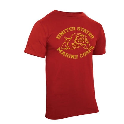 Red - Vintage US Marine Corps Bulldog T-Shirt