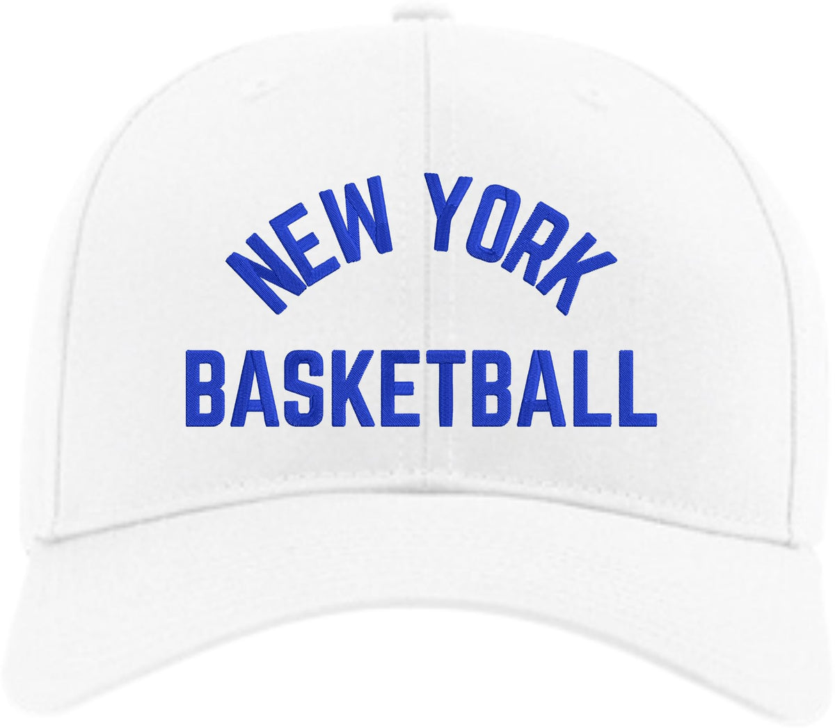 New York basketball Embroidered Baseball Cap | 100% Polycotton Snapback Sports Unisex Dad Hat