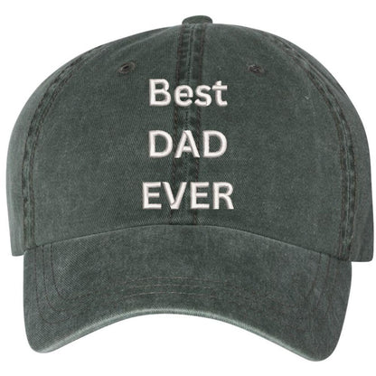 Best Dad Ever Vintage Dad Hat – Embroidered Adjustable Father’s Day Baseball Cap, Classic Gift for Dads