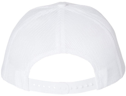 47 USA Flag Hair Top Embroidered Trucker Hat | Support President American Mesh Snapback Unisex Cap