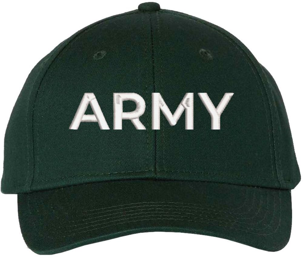 Army Embroidered Baseball Cap | US Army Text | Structured Hat