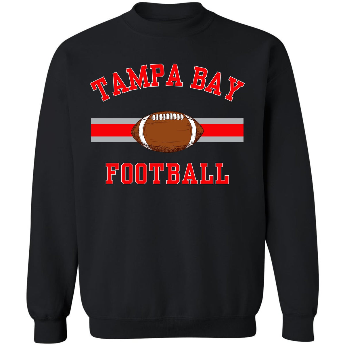 National Football US City League Teams Crewneck Sweatshirt | USA City Warm Sports Fan Gameday Pullover