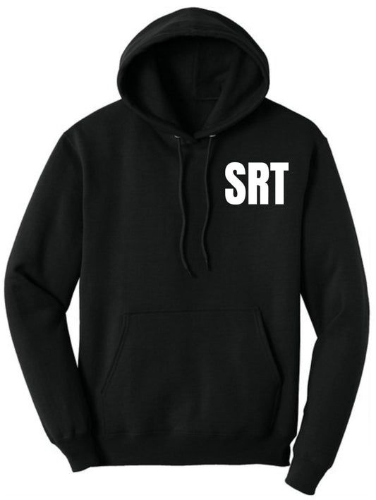 SRT Printed Hoodie Special Response Team Tactical Law Enforcement Cotton Polyester Pullover Hooded Sweatshirt