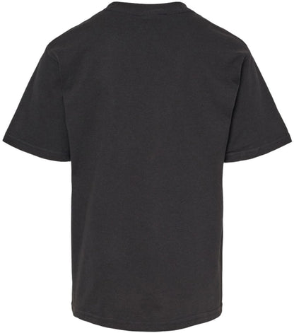 USA Distressed Flag Printed T-Shirt | July 4th Patriotic US Tee Shirt - Youth, Black