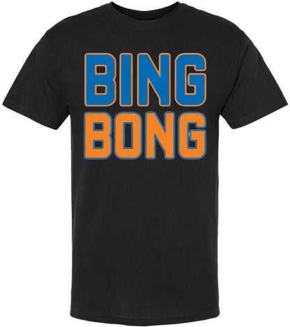 Bing Bong New York Basketball T-Shirt | Funny Viral NYC Meme Printed Humorous Tee Shirt