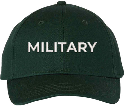 Military Embroidered Baseball Cap | Text USA Army Military Professionals United States Hat | Structured