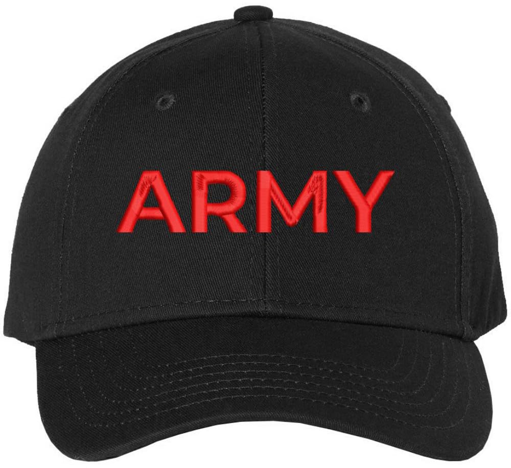 Army Embroidered Baseball Cap | US Army Text | Structured Hat