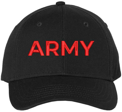 Army Embroidered Baseball Cap | US Army Text | Structured Hat