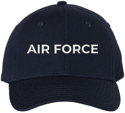 Air Force Text Embroidered Baseball Cap | USA Air Aviation Squad | Structured Hat