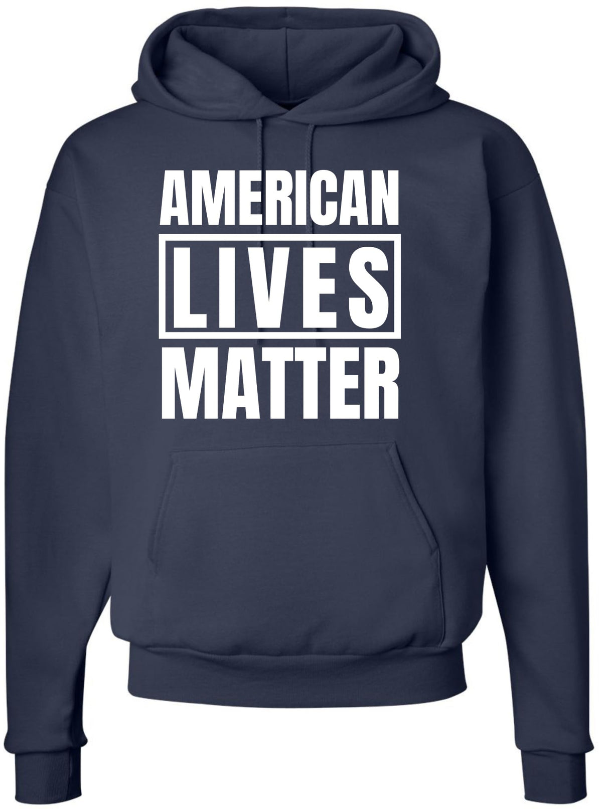 American Lives Matter Hoodie Sweatshirt Patriotic USA Pride Unisex Hooded Pullover for Men & Women