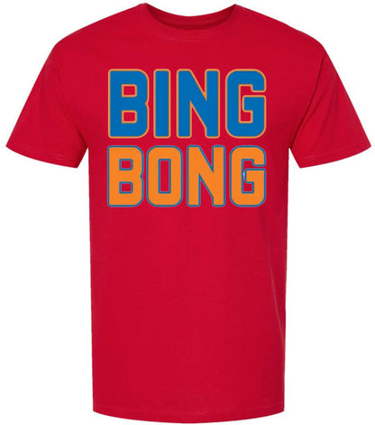 Bing Bong New York Basketball T-Shirt | Funny Viral NYC Meme Printed Humorous Tee Shirt