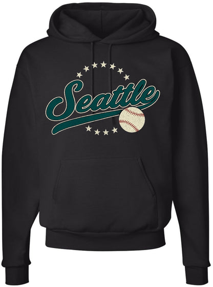 USA Baseball Team City Fan Hooded Sweatshirt | Classic Sports Fan Hoodie | Support Your Favorite City & Team