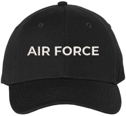 Air Force Text Embroidered Baseball Cap | USA Air Aviation Squad | Structured Hat
