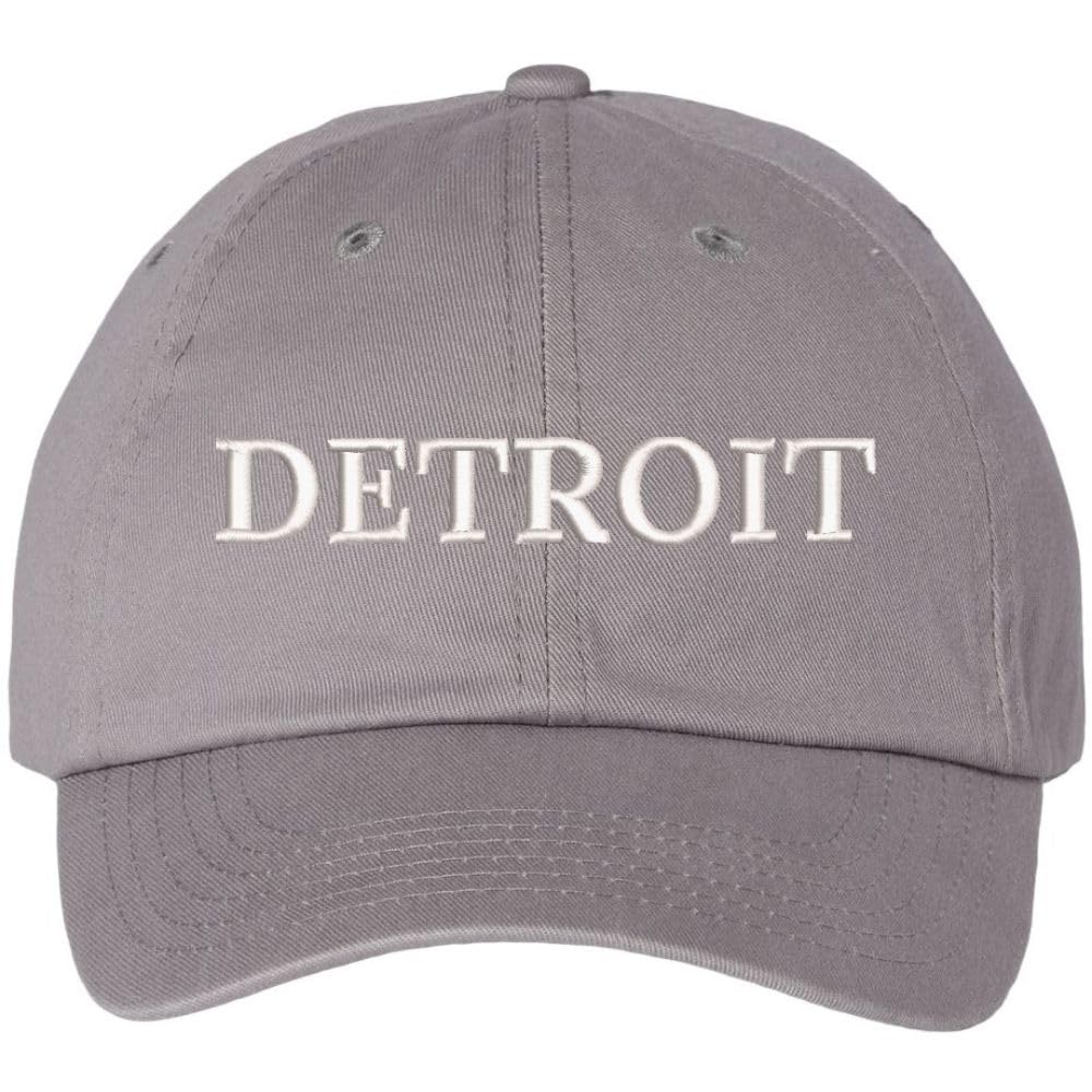 Detroit Dad Hat Classic Embroidered Proud Detroit Michigan 100% Cotton Adjustable Baseball Cap