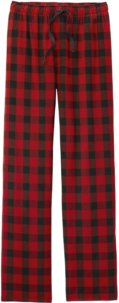 Flannel Plaid Lounge Pants | Cotton Pajama Classic Buffalo Sleep Bottoms with Drawstring Closure