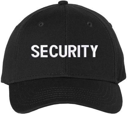 Security Baseball Hat | Embroidered Hat for Security Guard Uniform Officer Bouncer Bodyguard Cap for Men & Women